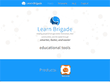 Tablet Screenshot of learnbrigade.com